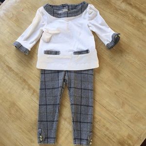 Janie and Jack kids size 3 shirt size 2T bottoms